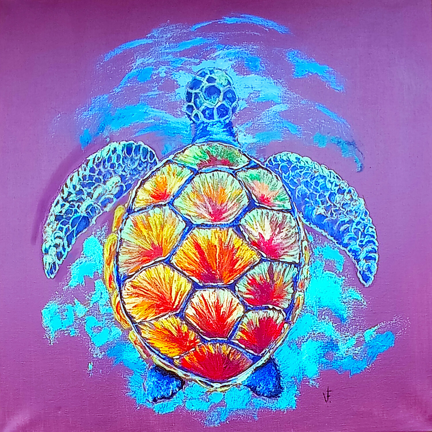 The Bright Turtle. Viktoriya Filipchenko