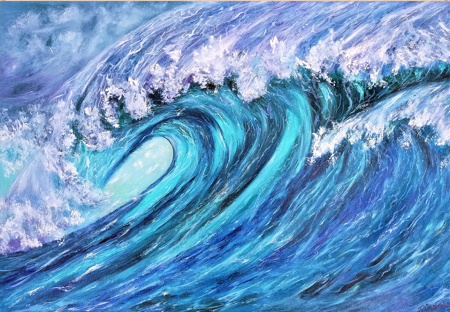 Onda del oceano. Viktoriya Filipchenko