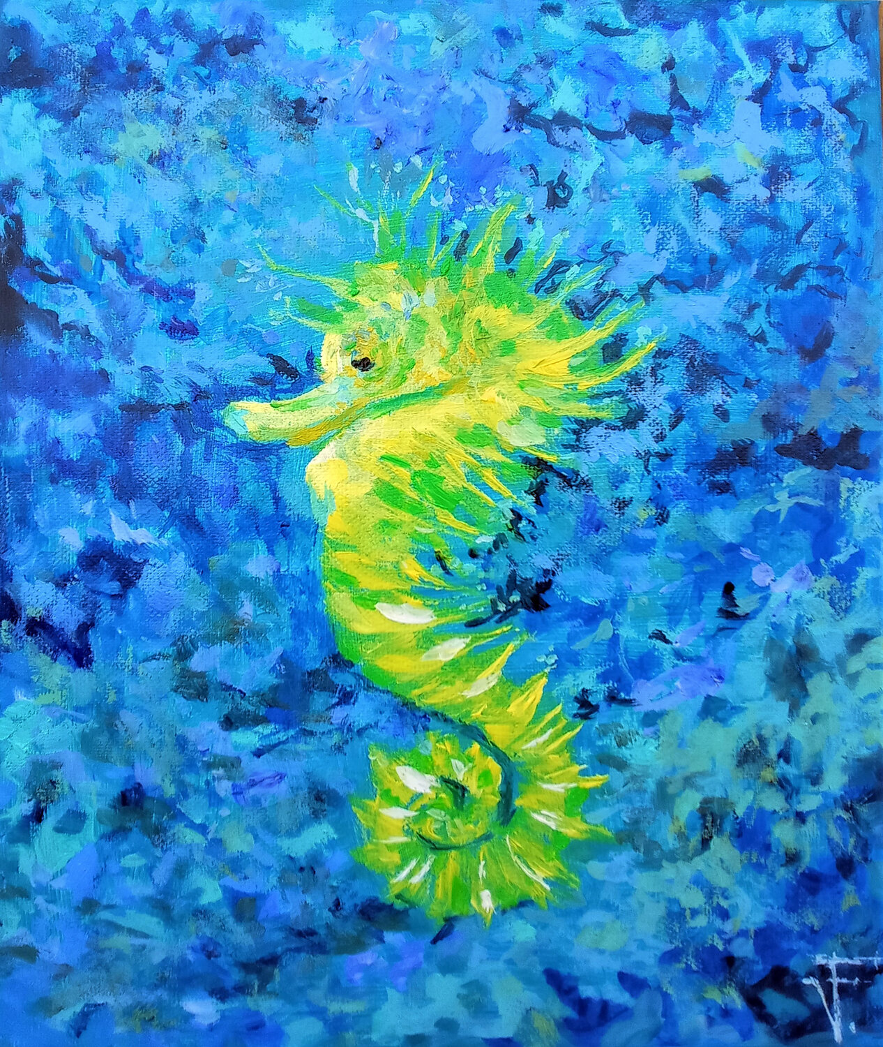 Cavalluccio marino giallo. Viktoriya Filipchenko