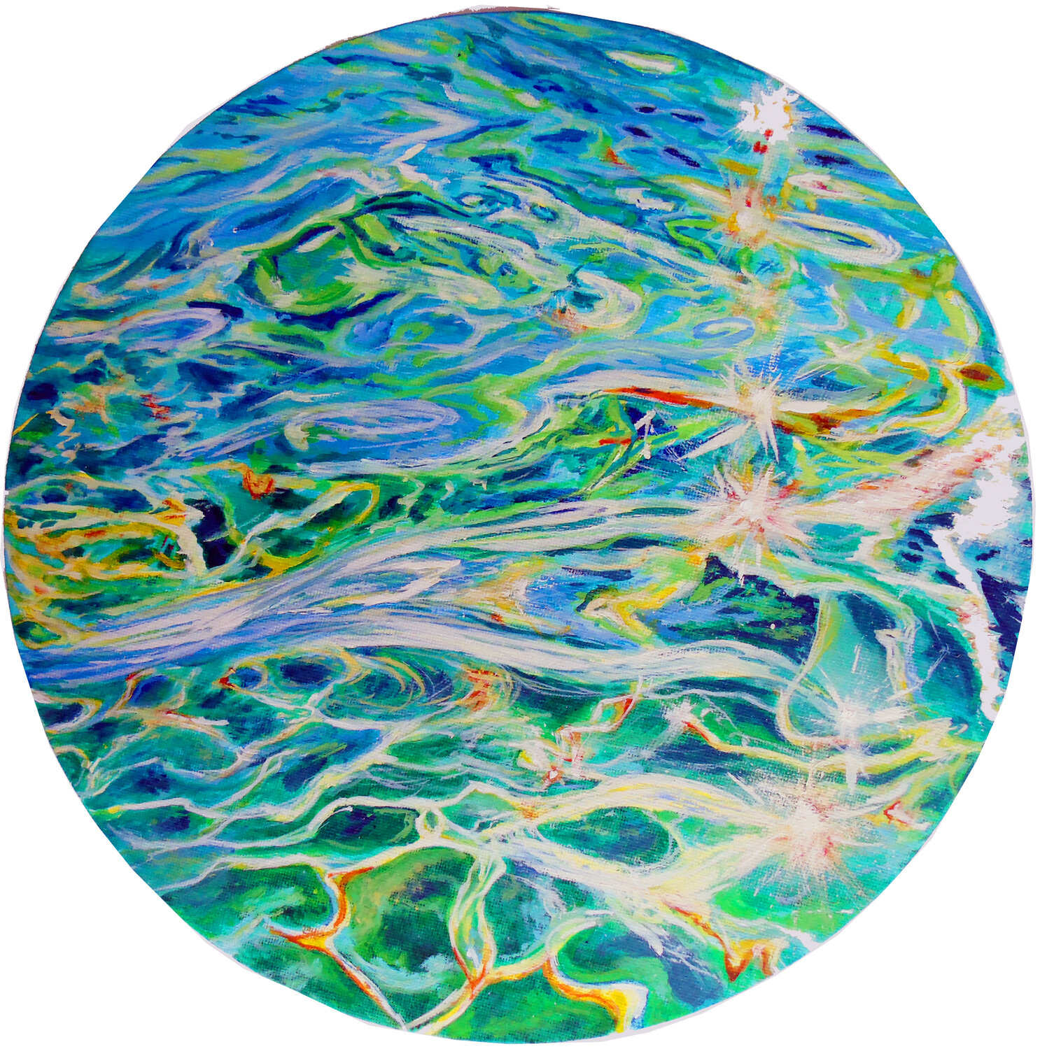 Riflessi d'acqua di Sardegna. Viktoriya Filipchenko Originalgemälde zu verkaufen
