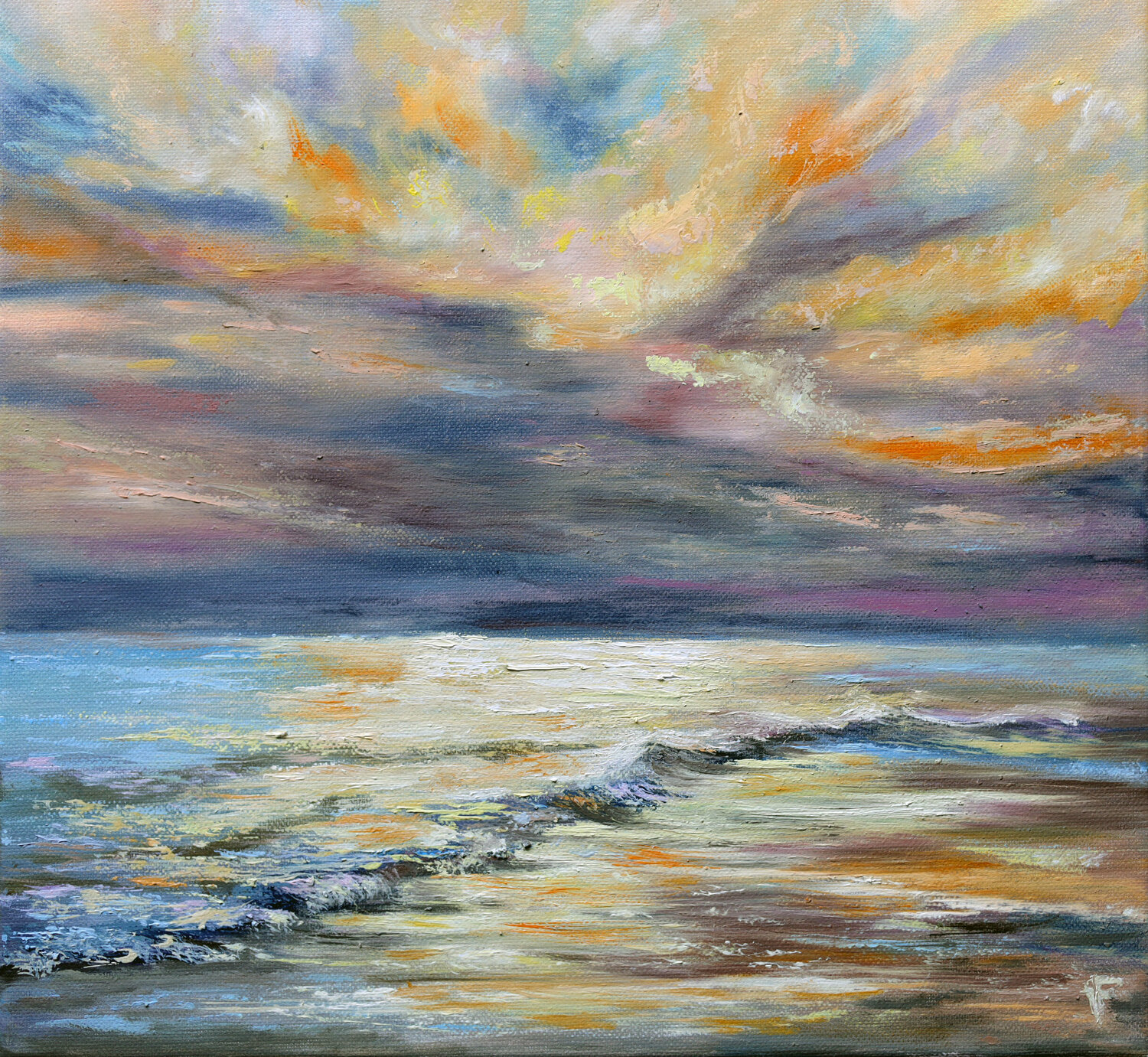 Il mare calmo. Viktoriya Filipchenko