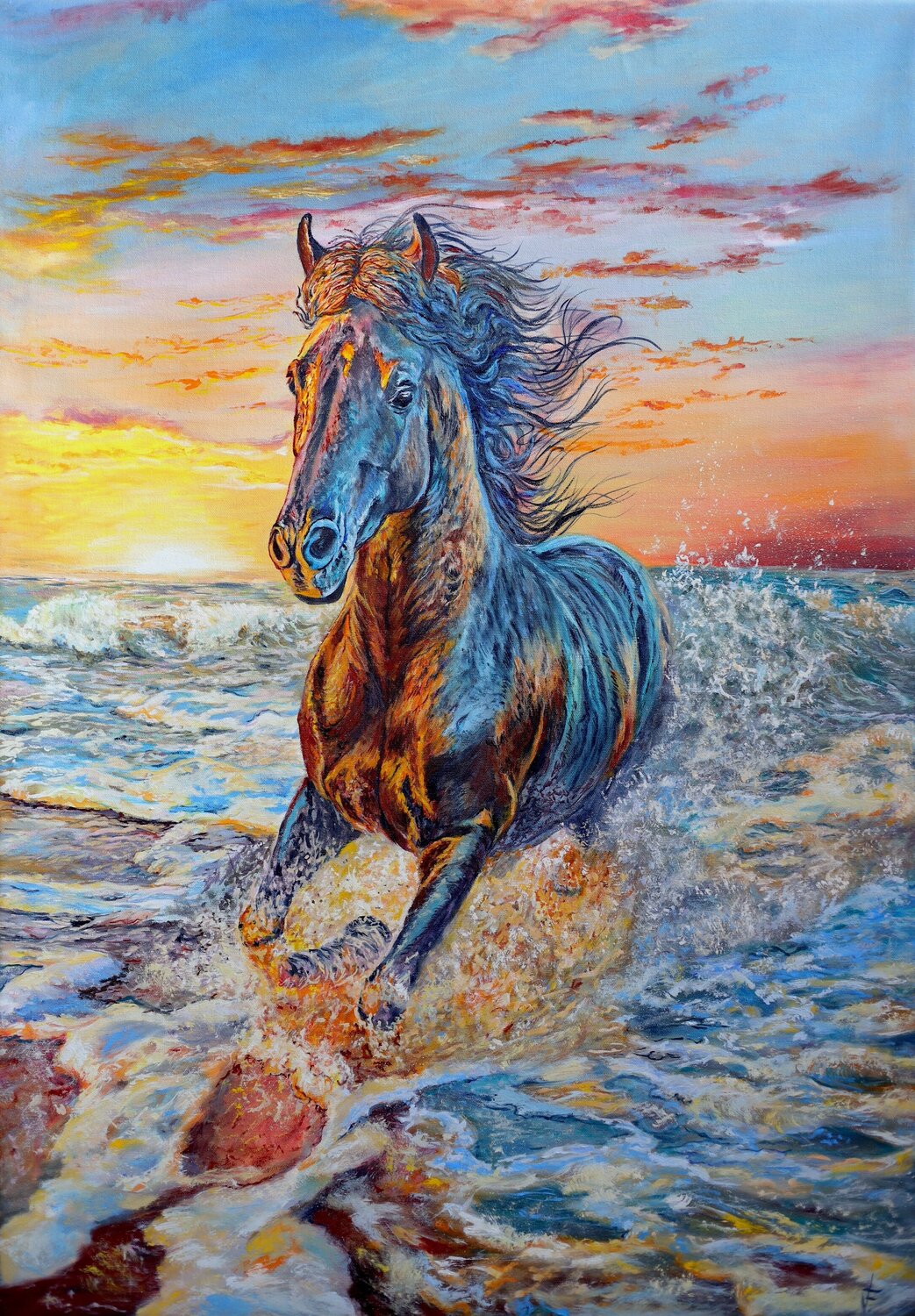 Il Cavallo che corre. Viktoriya Filipchenko