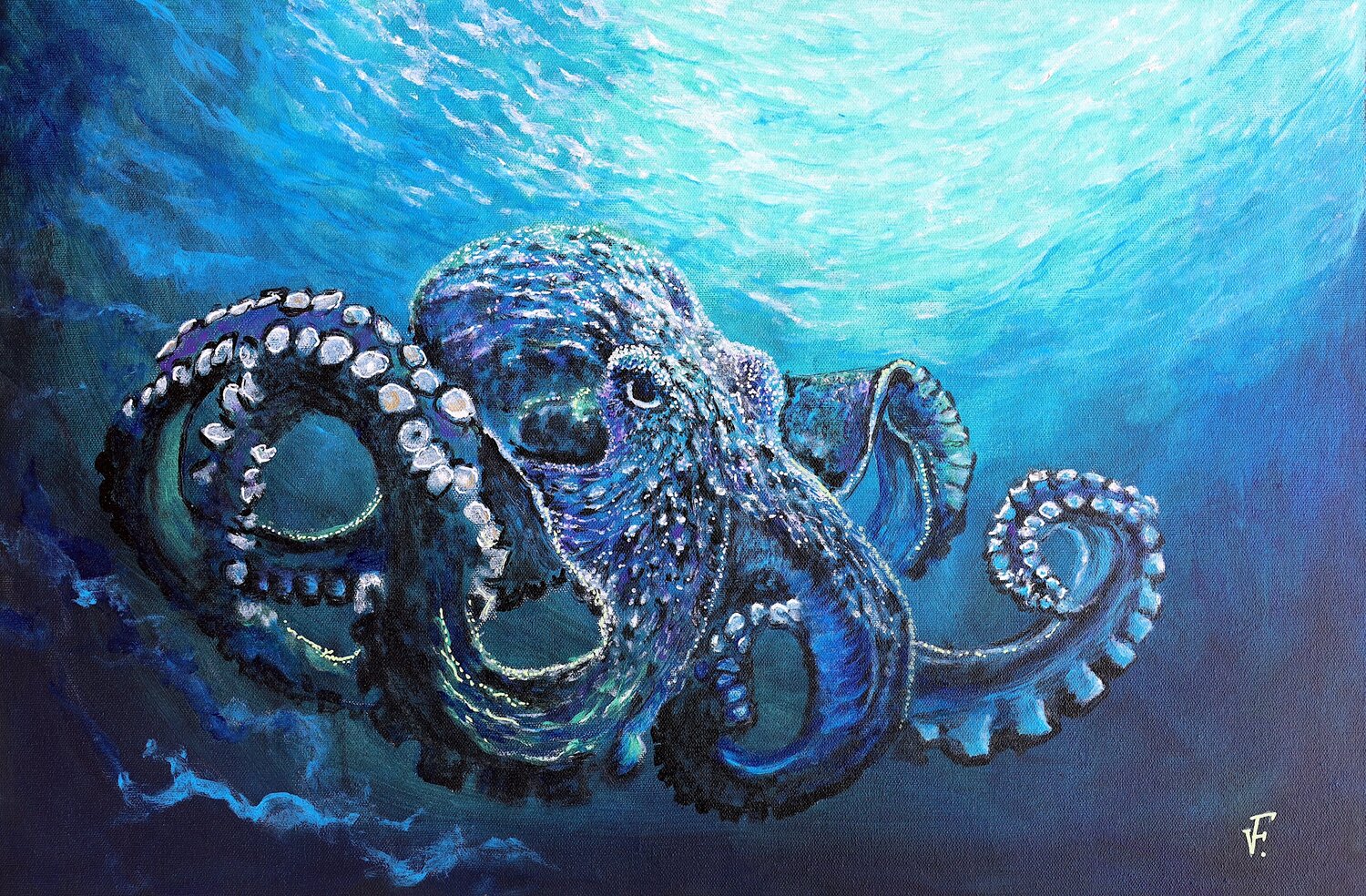Octopus Blue. Viktoriya Filipchenko