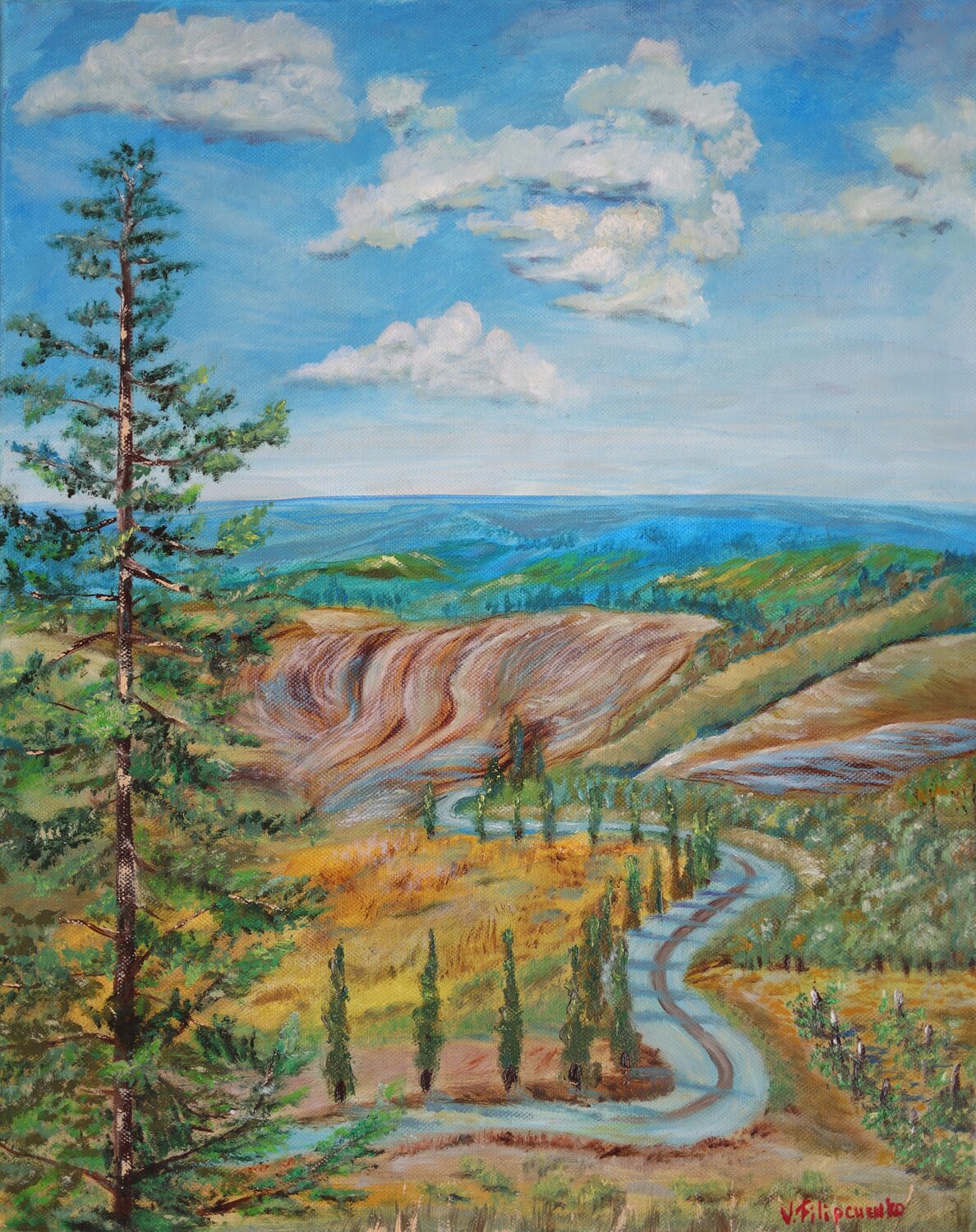Paesaggio Toscano. Viktoriya Filipchenko