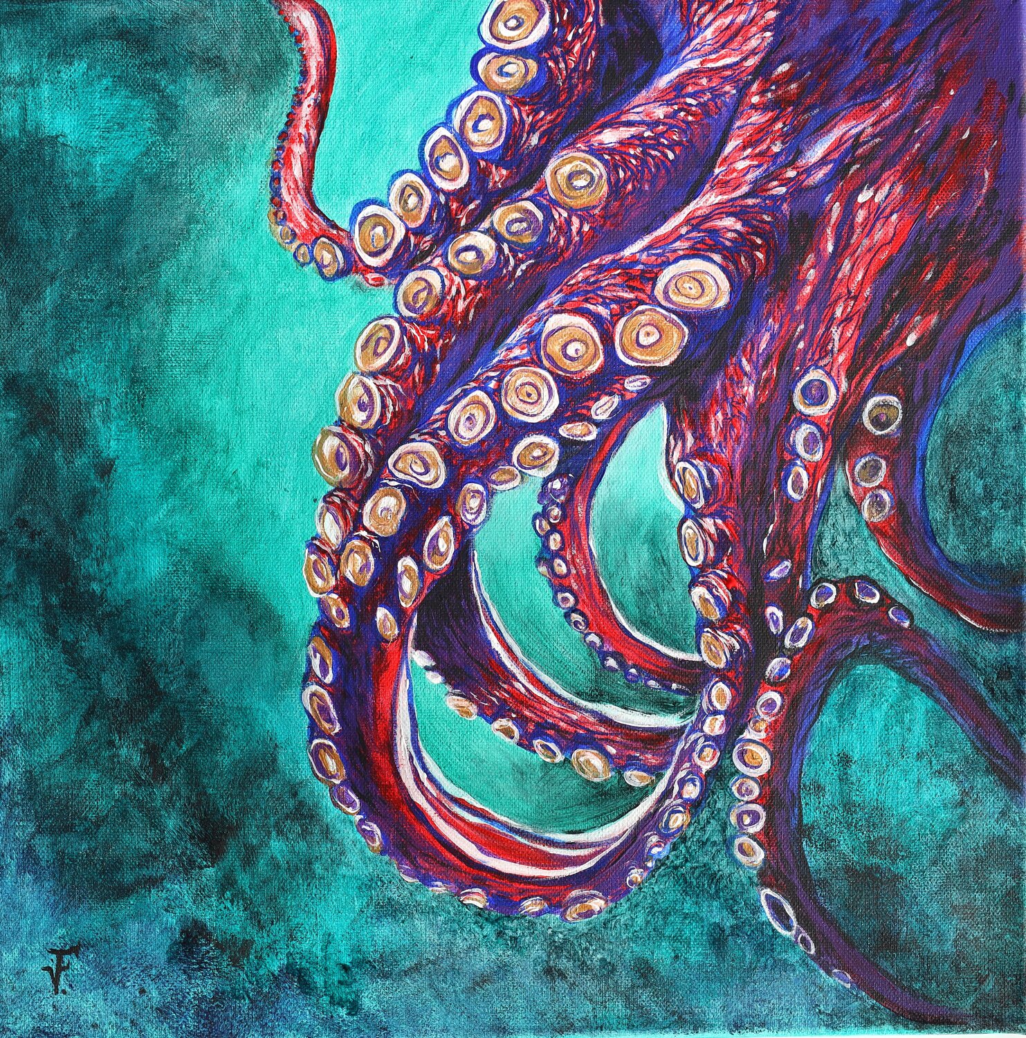 Red Octopus. Viktoriya Filipchenko