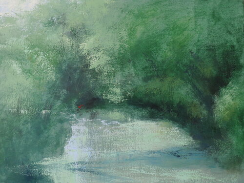 Alfeios River di Marianne Gabriel, Pittura in vendita su Singulart