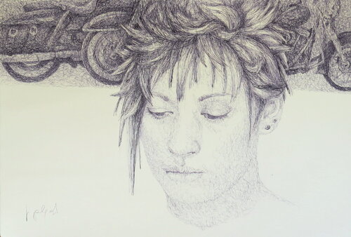 Niki par Marianne Gabriel, Œuvre sur papier en vente sur Singulart