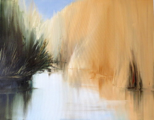 Riverside Voices von Marianne Gabriel, Malerei kaufen auf Singulart