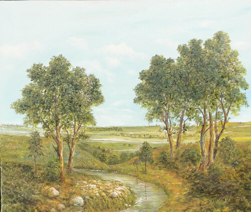 Spring view von nima novik, Malerei kaufen auf Singulart