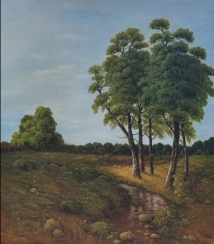 five trees van nima novik, Schilderij te koop op Singulart