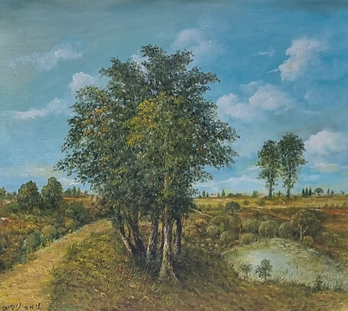 Landscape After the Rain van nima novik, Schilderij te koop op Singulart