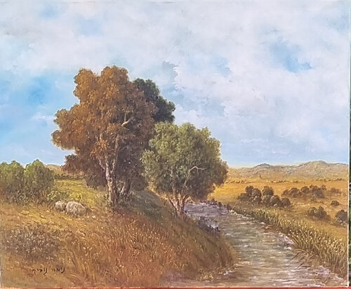 A stream in nature van nima novik, Schilderij te koop op Singulart