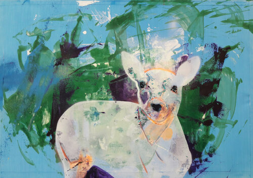 Reh von Gudrun Eleonore Siegmund, Werk auf Papier kaufen auf Singulart