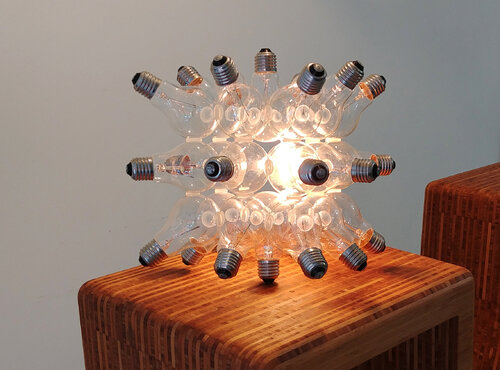 "Spare" sculptural light-object / table-lamp di Jan Paul, Altri media in vendita su Singulart