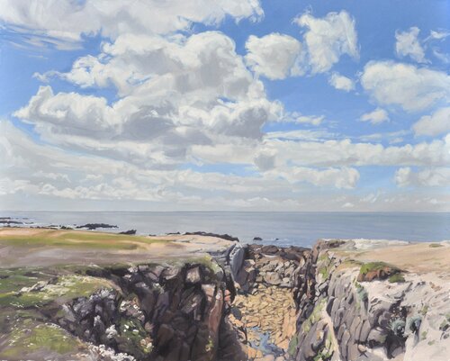 La côte sauvage au Croisic di Anne Baudequin, Pittura in vendita su Singulart
