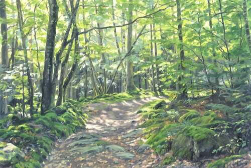 L'éclaircie von Anne Baudequin, Malerei kaufen auf Singulart