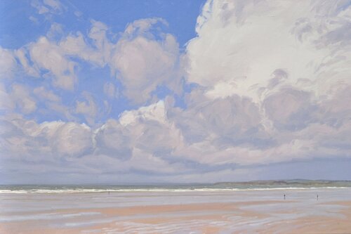 Bretagne, plage Anne Baudequin