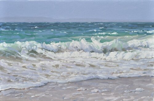 Etude de vague von Anne Baudequin, Malerei kaufen auf Singulart