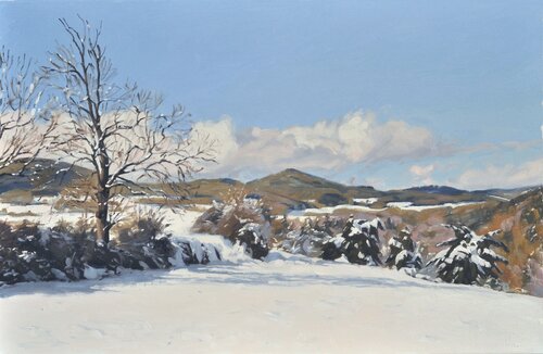 Seize novembre, neige à Saint-Vincent Anne Baudequin