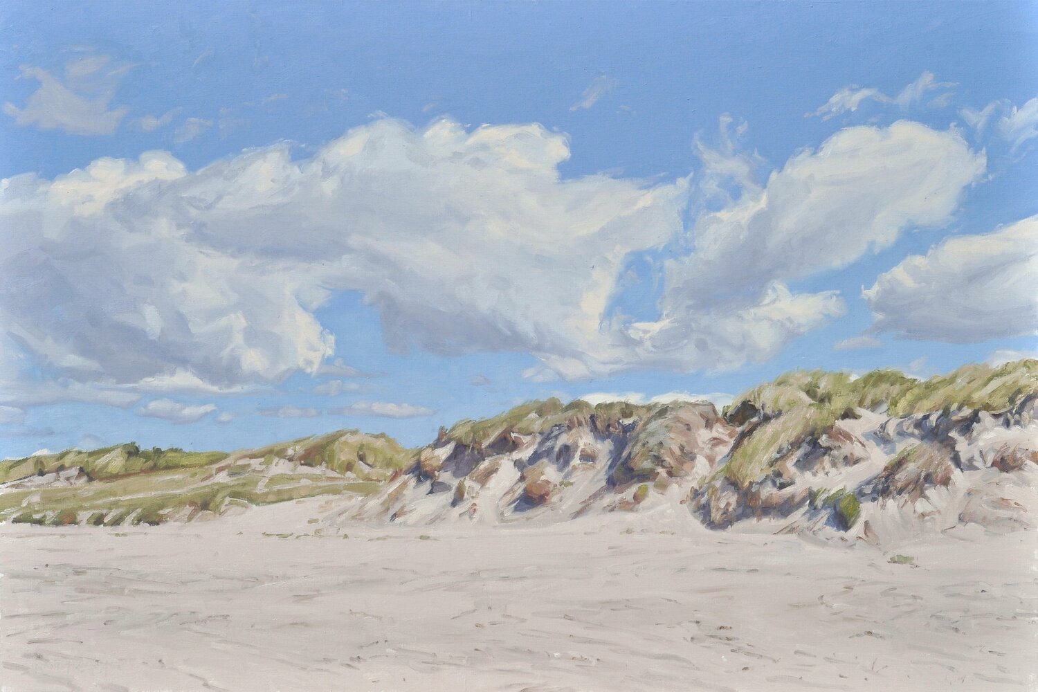 Nuages au-dessus des dunes Anne Baudequin