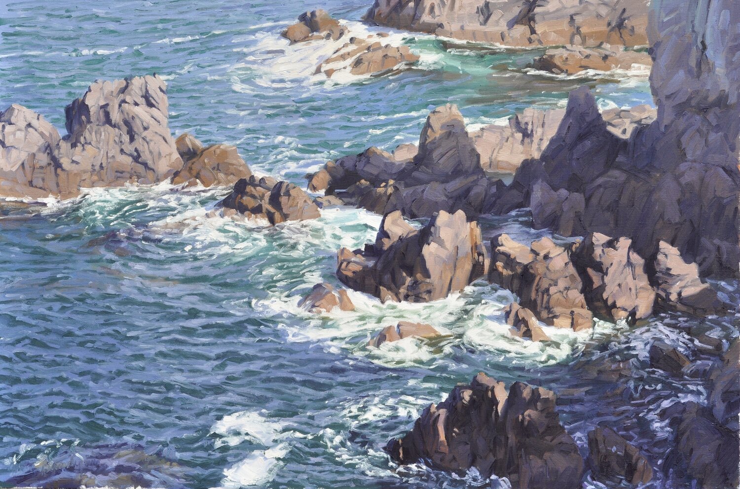 Bretagne, rochers Anne Baudequin