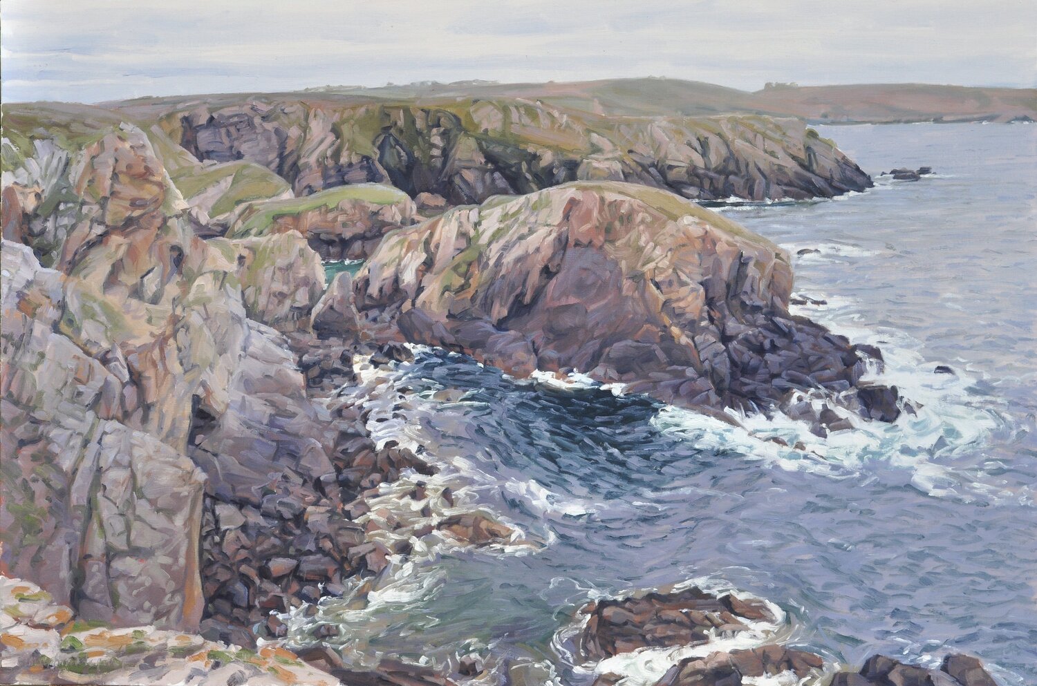 La Pointe du Van, ciel gris Anne Baudequin