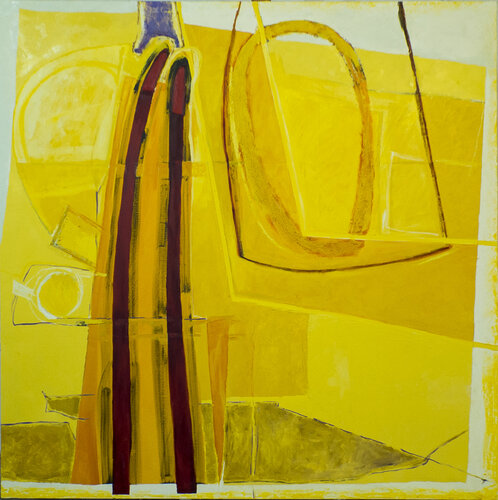 Amarillo 1 di Pedro Carrasco, Pittura in vendita su Singulart