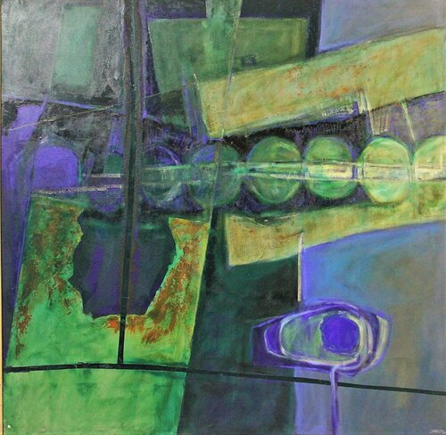 Ojo de Neptuno by Pedro Carrasco, Painting for Sale on Singulart
