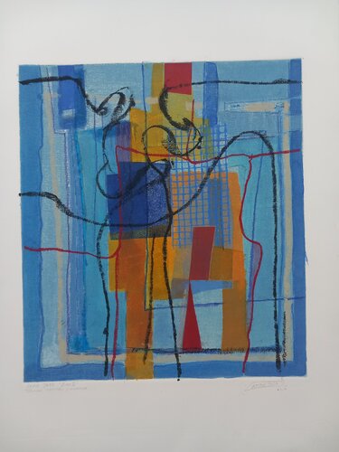 Jazz  Bird 5 by Pedro Carrasco, 종이 for Sale on Singulart