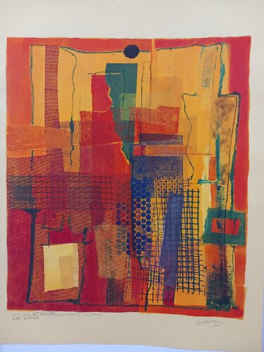 Jazz  Hot Mallet  ,Dissy y Gillespie par Pedro Carrasco, Œuvre sur papier en vente sur Singulart