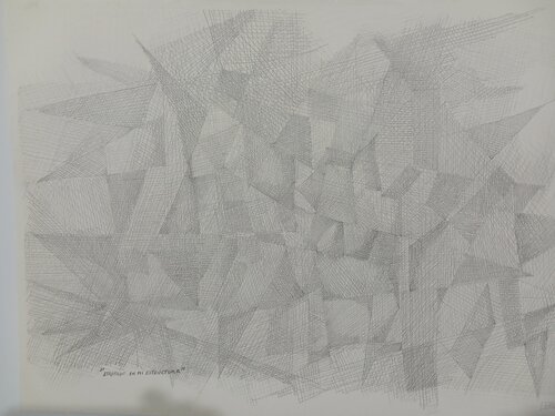 Atrapado en mi estructura von Pedro Carrasco, Zeichnungen kaufen auf Singulart