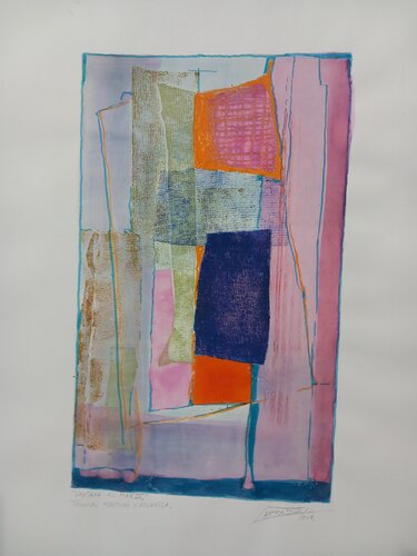 Ventana al mar 4 by Pedro Carrasco, Work on Paper for Sale on Singulart