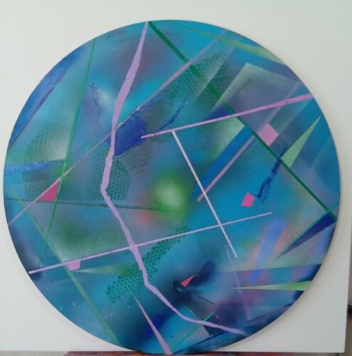 La magia del círculo 4 di Pedro Carrasco, Pittura in vendita su Singulart