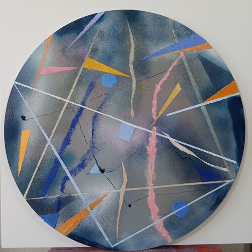 La magia del círculo 6 di Pedro Carrasco, Pittura in vendita su Singulart