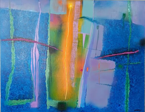 Fuegos Artificiales by Pedro Carrasco, 회화 for Sale on Singulart