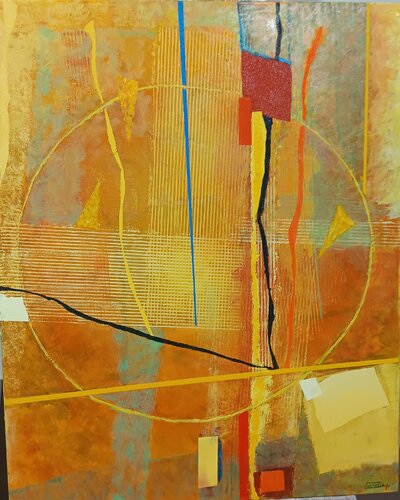 Estructuras 6 by Pedro Carrasco, 회화 for Sale on Singulart