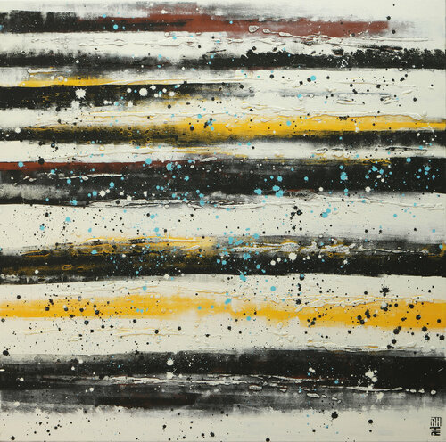 Black Line Pictures di Ronald Hunter, Pittura in vendita su Singulart