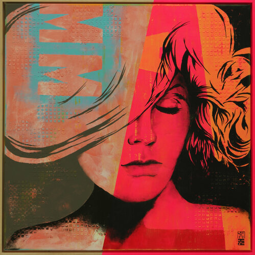 The Blonde 2021 - Incl Frame di Ronald Hunter, Pittura in vendita su Singulart
