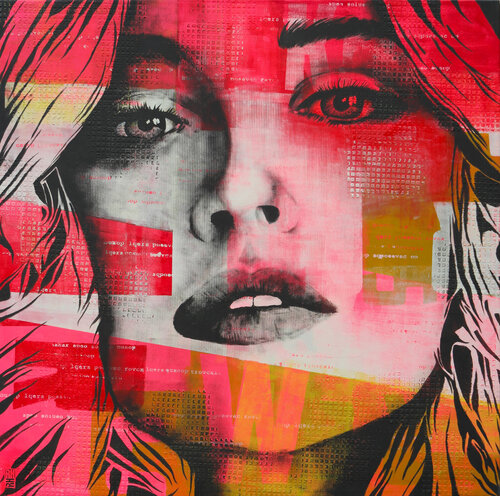 Pop Song XL di Ronald Hunter, Pittura in vendita su Singulart