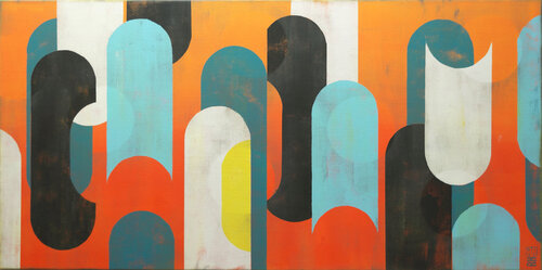 Traffic Warm & Sunny di Ronald Hunter, Pittura in vendita su Singulart
