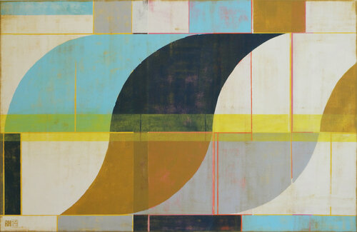 Circle in Circle fresh van Ronald Hunter, Schilderij te koop op Singulart