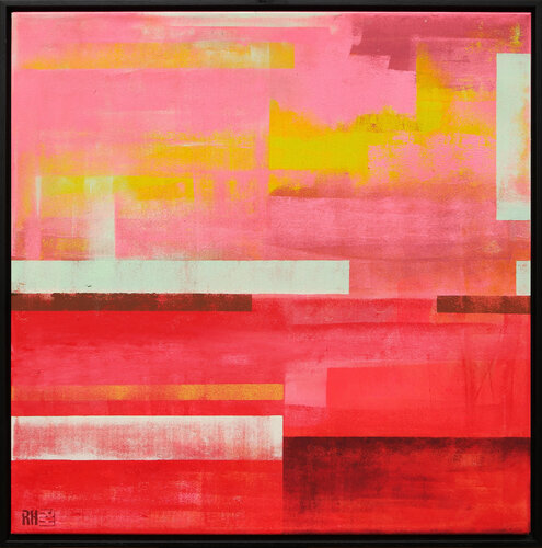Untitled in red van Ronald Hunter, Schilderij te koop op Singulart