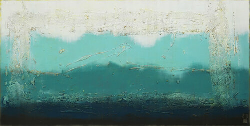 Oceanic Blues di Ronald Hunter, Pittura in vendita su Singulart