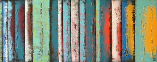 Original Yellow Panels di Ronald Hunter, Pittura in vendita su Singulart