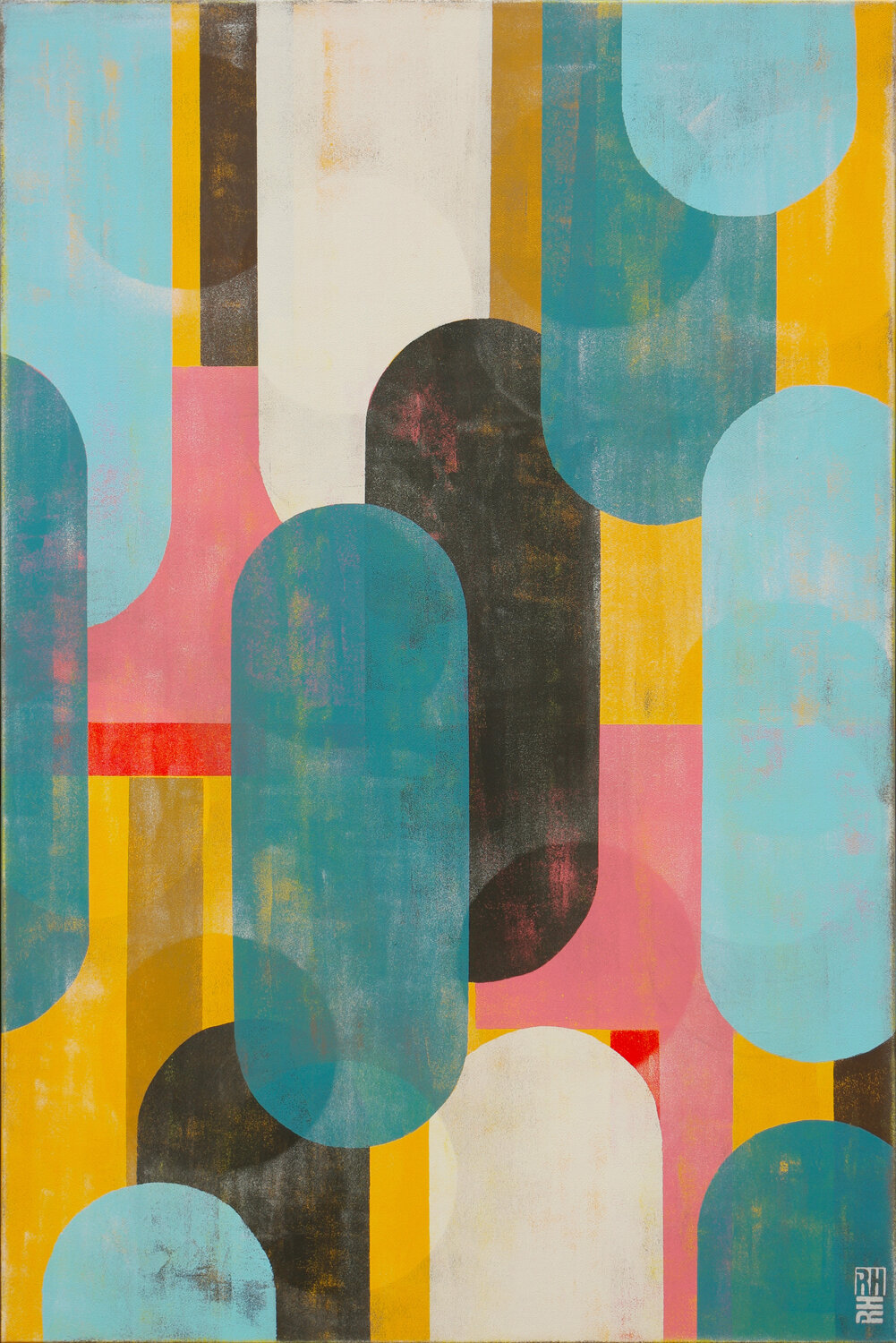 Traffic Pink Vertical Ronald Hunter