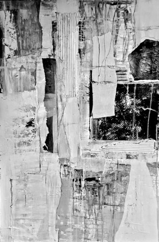 BLACK AND WHITE 7 von Dominique Mc Kenzie, Malerei kaufen auf Singulart