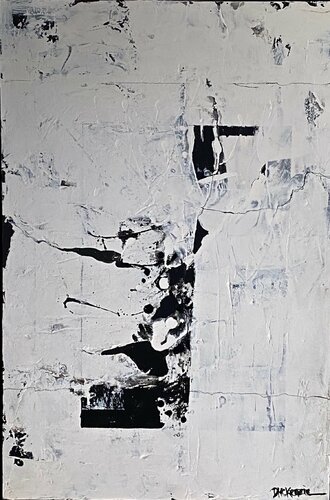 BLACK AND WHITE 10 di Dominique Mc Kenzie, Pittura in vendita su Singulart