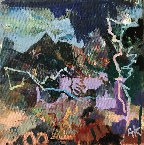 Herzbergvariationen 19 by Andreas Kramer, Painting for Sale on Singulart