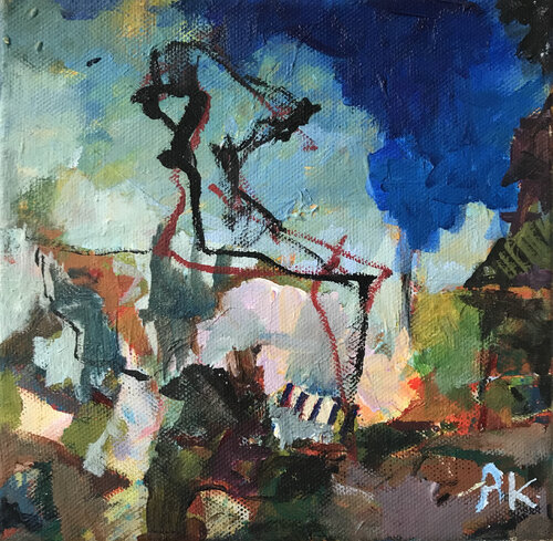 Herzbergvariaionen 34 van Andreas Kramer, Schilderij te koop op Singulart