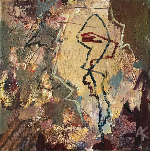 Herzbergvariationen 118 van Andreas Kramer, Schilderij te koop op Singulart